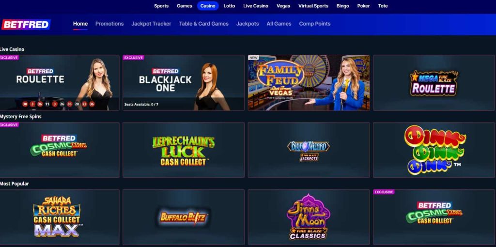 best uk casinos betfred